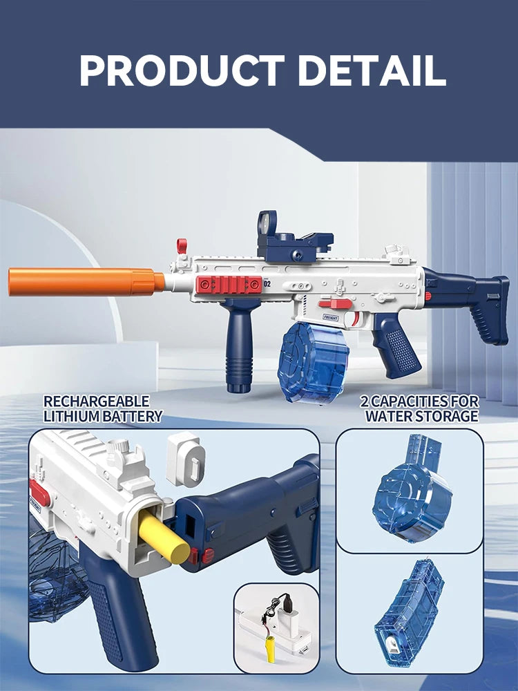 M416 Electric Water Gun - Powerful & Realistic for Summer Fun