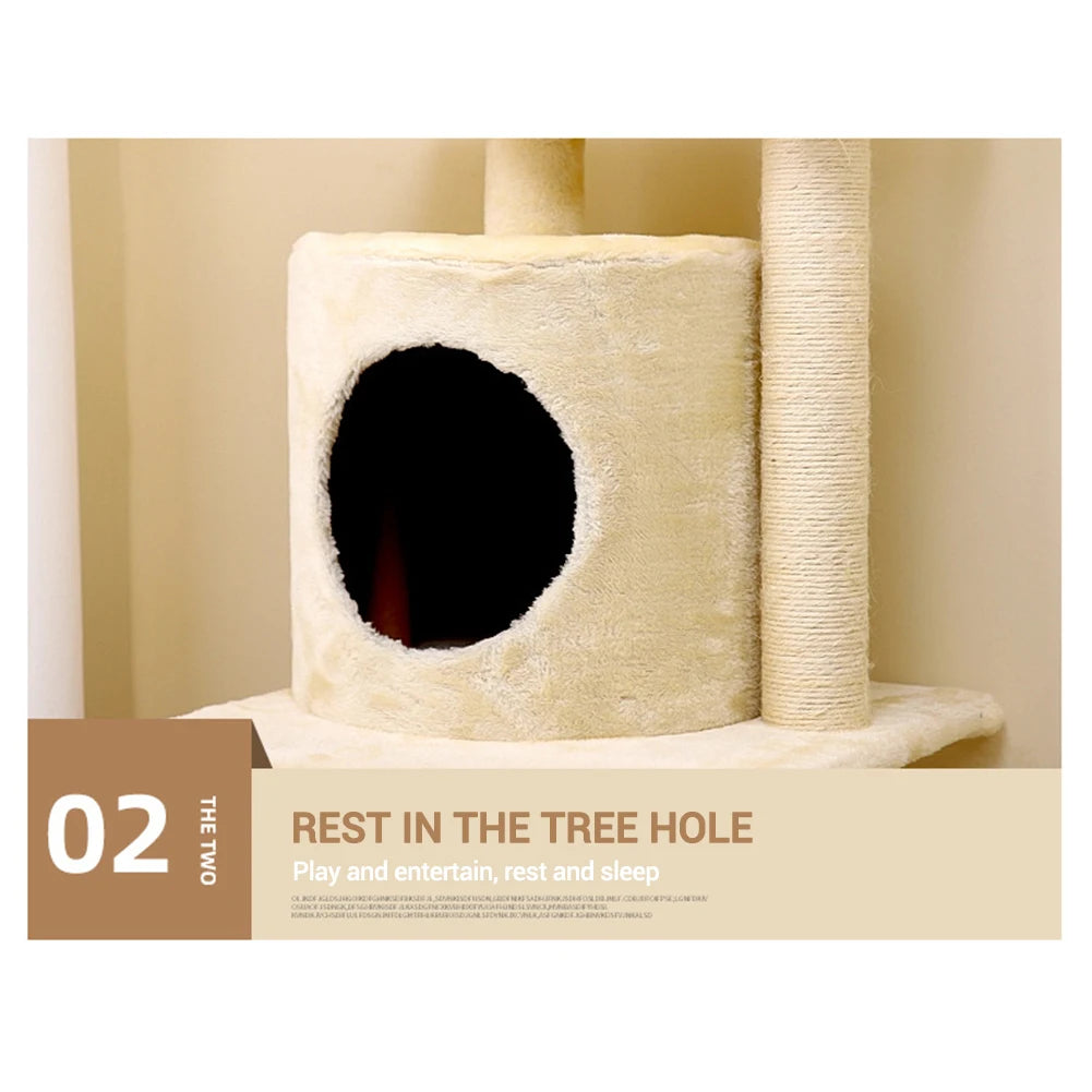 49" Cat Tree for Sale - Indoor Cat Climbing Frame