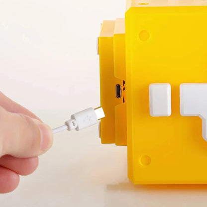 HOMEFISH LED Question Mark Night Light With Music Anime Peripheral Children's Bedroom Bedside Lamp USB Rechargeable Gift