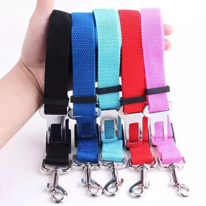 Hot dog seat belts hot sale pet car seat belt retractable leash dog carrier safety convenient dog leash supplies