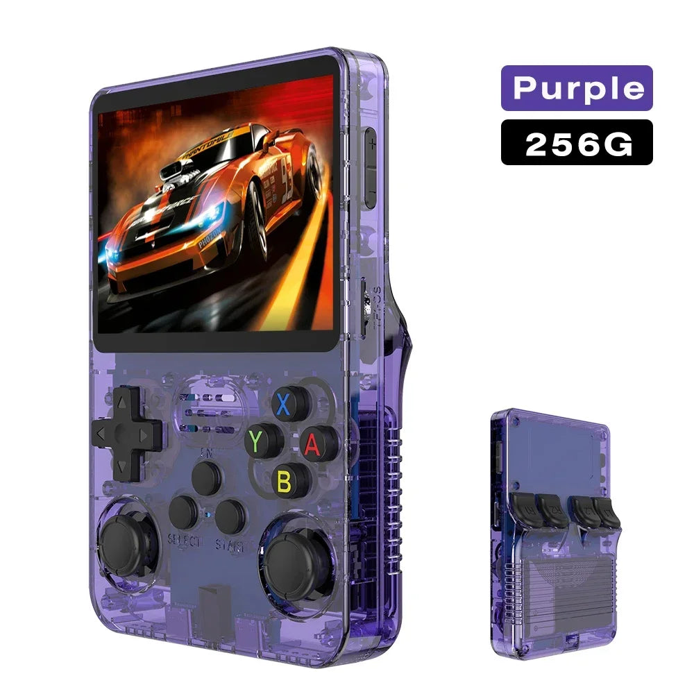 BOYHOM R36S Retro Handheld Video Game Console Linux System 3.5 Inch IPS Screen R35s Pro Portable Pocket Video Player 64GB Games