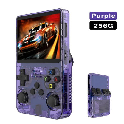 BOYHOM R36S Retro Handheld Video Game Console Linux System 3.5 Inch IPS Screen R35s Pro Portable Pocket Video Player 64GB Games