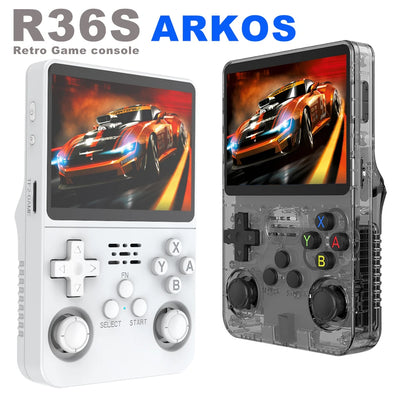 Original R36S Portable Handheld Game Controller with 3.5" HD Screen, Rechargeable Battery - Perfect Christmas Gift for Gamers