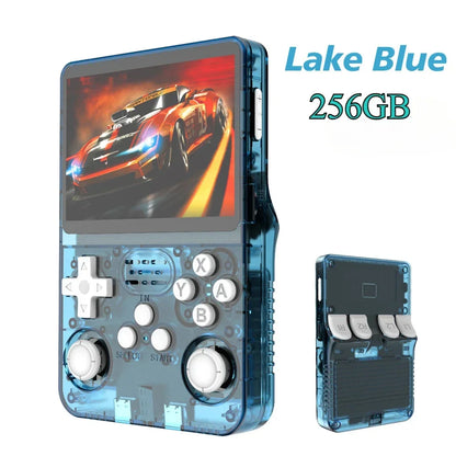 BOYHOM R36S Retro Handheld Video Game Console Linux System 3.5 Inch IPS Screen R35s Pro Portable Pocket Video Player 64GB Games