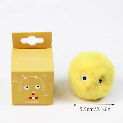 1/3Pcs Interactive Ball Smart Cat Dog Toys Plush Electric Catnip Training Toy Kitten Touch Sounding Pet Product Squeak Toy Ball