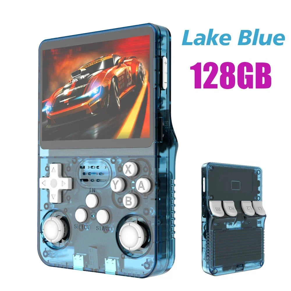 BOYHOM R36S Retro Handheld Video Game Console Linux System 3.5 Inch IPS Screen R35s Pro Portable Pocket Video Player 64GB Games