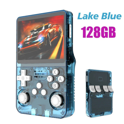 BOYHOM R36S Retro Handheld Video Game Console Linux System 3.5 Inch IPS Screen R35s Pro Portable Pocket Video Player 64GB Games