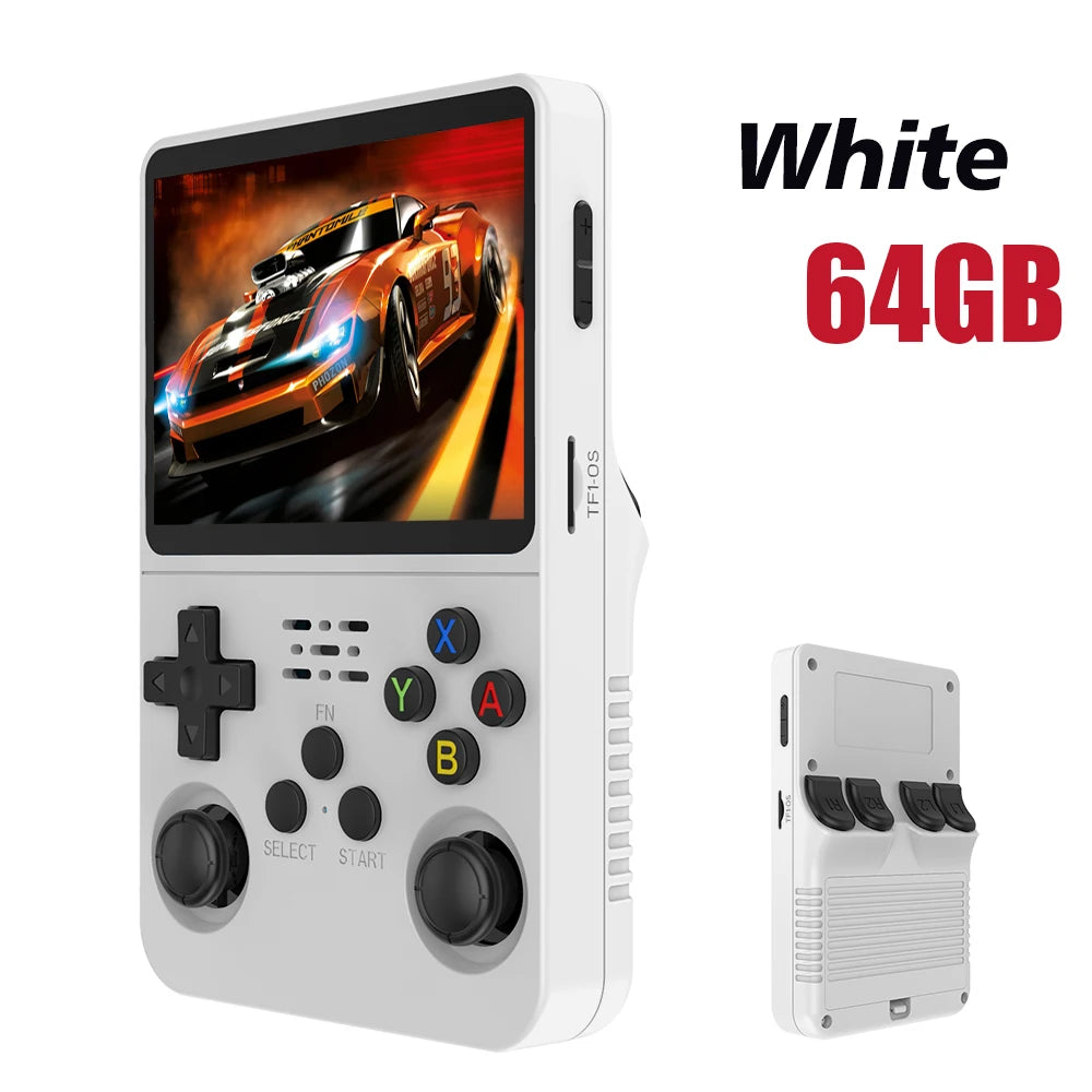 BOYHOM R36S Retro Handheld Video Game Console Linux System 3.5 Inch IPS Screen R35s Pro Portable Pocket Video Player 64GB Games